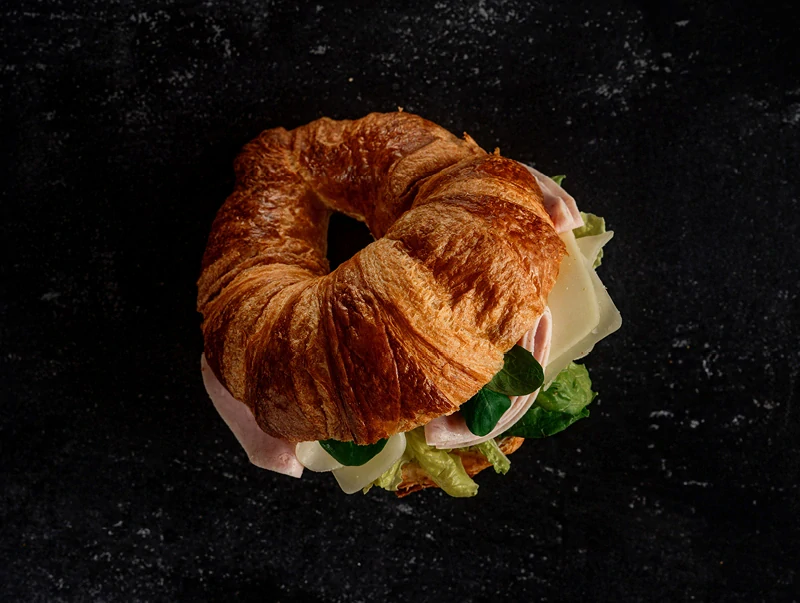 Croissant šunka & sýr