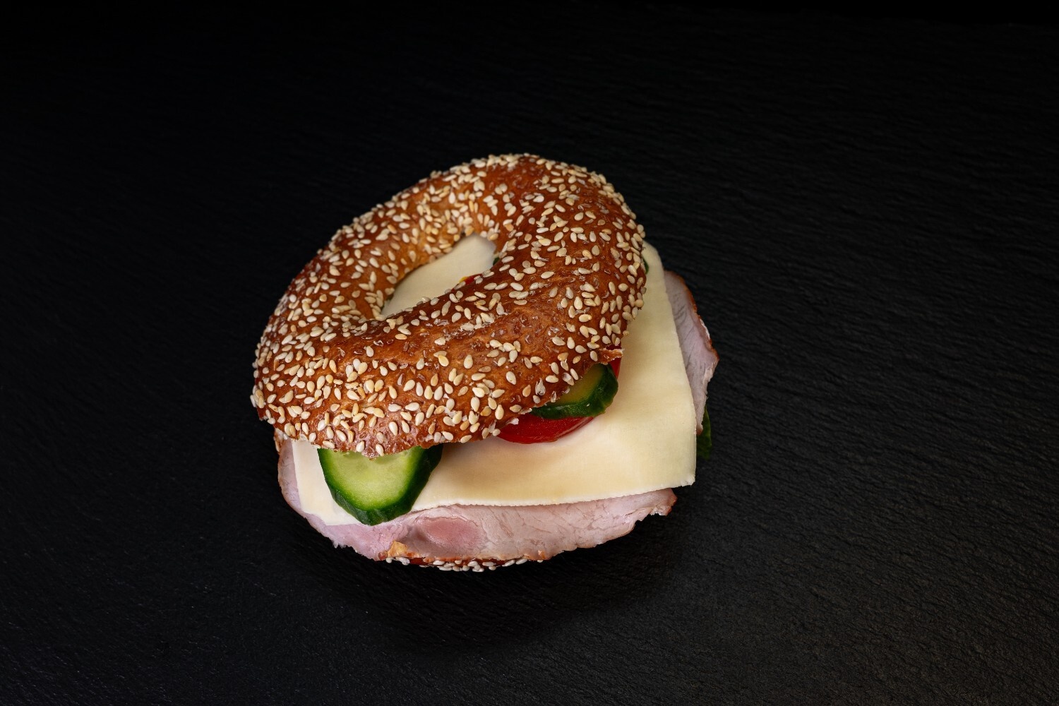 Bagel šunka & sýr